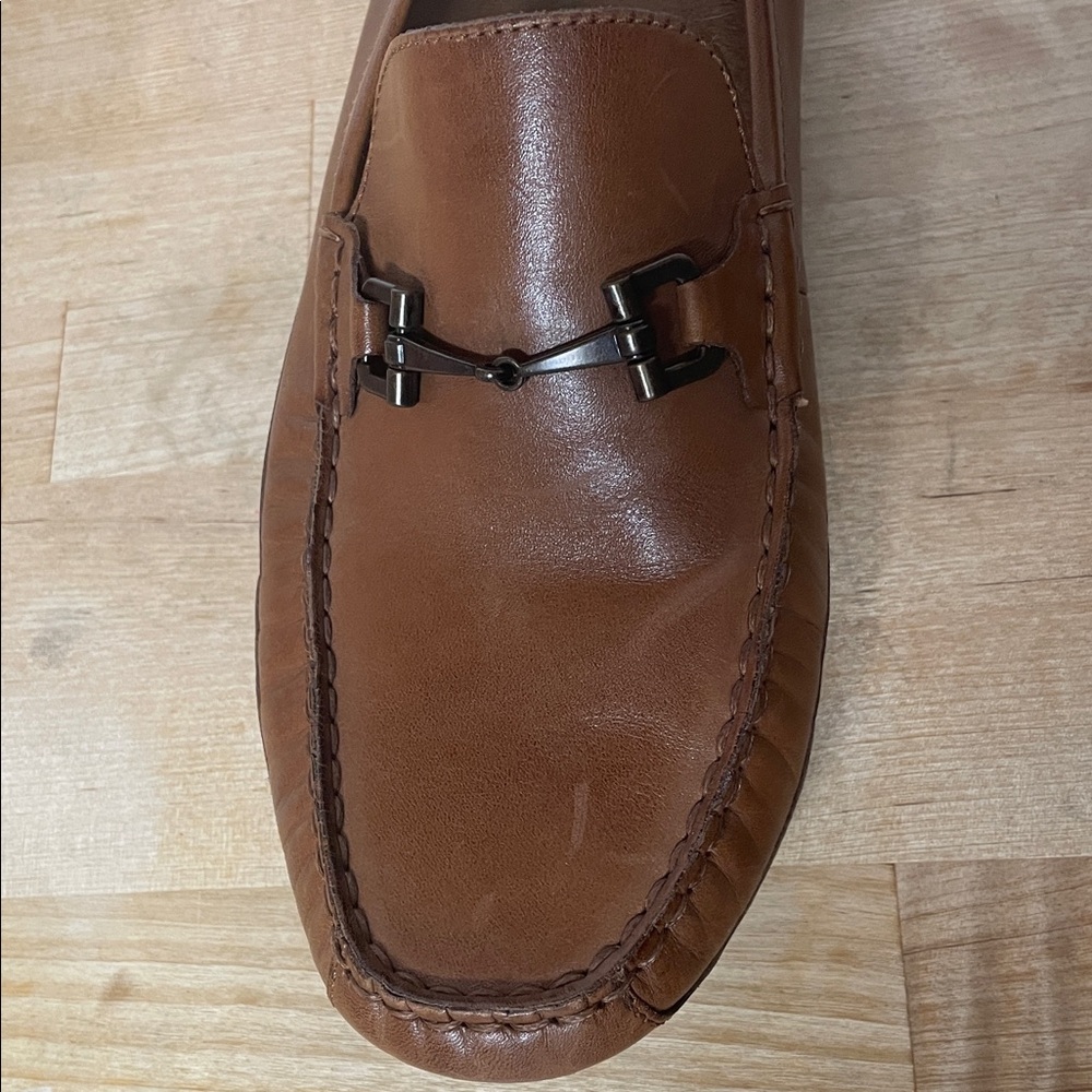 Cole Haan Wyatt Bit Driver Loafer Moc Toe slip on tan shoes men’s size 9.5 - Picture 10 of 16